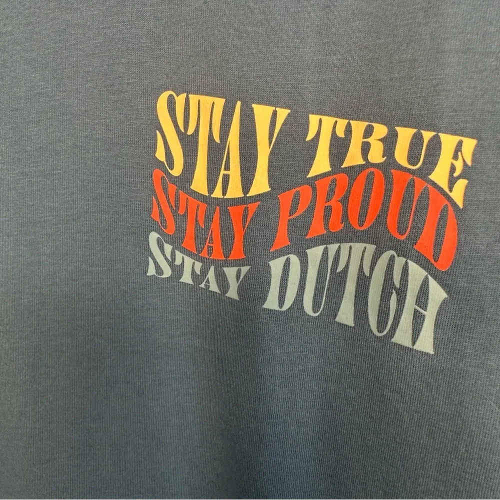 Dutch Bros Blue SMALL+LARGE+XL+XXL Stay True Stay Proud Stay Dutch RARE 2XL Size - Picture 3 of 6